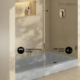 thumbnail image 2 of Voltaire 60 x 30 Shower Pan Base with Right Drain in Glossy Gray, 2 of 6