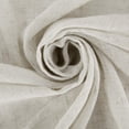thumbnail image 3 of Panneau de Rideau Transparent Anti-Poussière Texture Froissée pour Fenêtre, 52 Pouces x 96 Pouces, Écru Blanc Cassé, 3 of 9