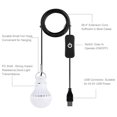 Neyseki 5W 5V USB Camping Light Portable LED Bulb Outdoor Light with