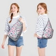 thumbnail image 4 of Vintage Leopard Sling Backpack - Romantic Animal Print Crossbody Bag, Fashionable Anti-Theft Daypack, 4 of 4