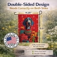 thumbnail image 3 of English Coonhound Holiday Christmas Garden Flag 11.25 in x 15.5 in, 3 of 7