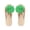 Green, variant on Clearence Women’s Flip Flops Ultra Soft CloudFoam Thick Sole Sandals, Non-Slip Beach Shoes with Arch Cushion Lightweight Ergonomic Thong Slippers