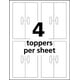Avery Printable Bag Toppers with Bags, Permanent Adhesive, 1-3/4" x 5 ...