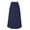 Dark Blue, variant on Qingpeng Pleated Midi Skirts for Women Elastic High Waisted Skirt Plus Size Womens Summer Skirts
