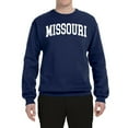 thumbnail image 2 of Wild Bobby State of Missouri College Style Unisex Crewneck Sweatshirt, 2 of 6