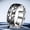 Steel Color, variant on Men's Non-fading Etching Tire Pattern Vintage Ring