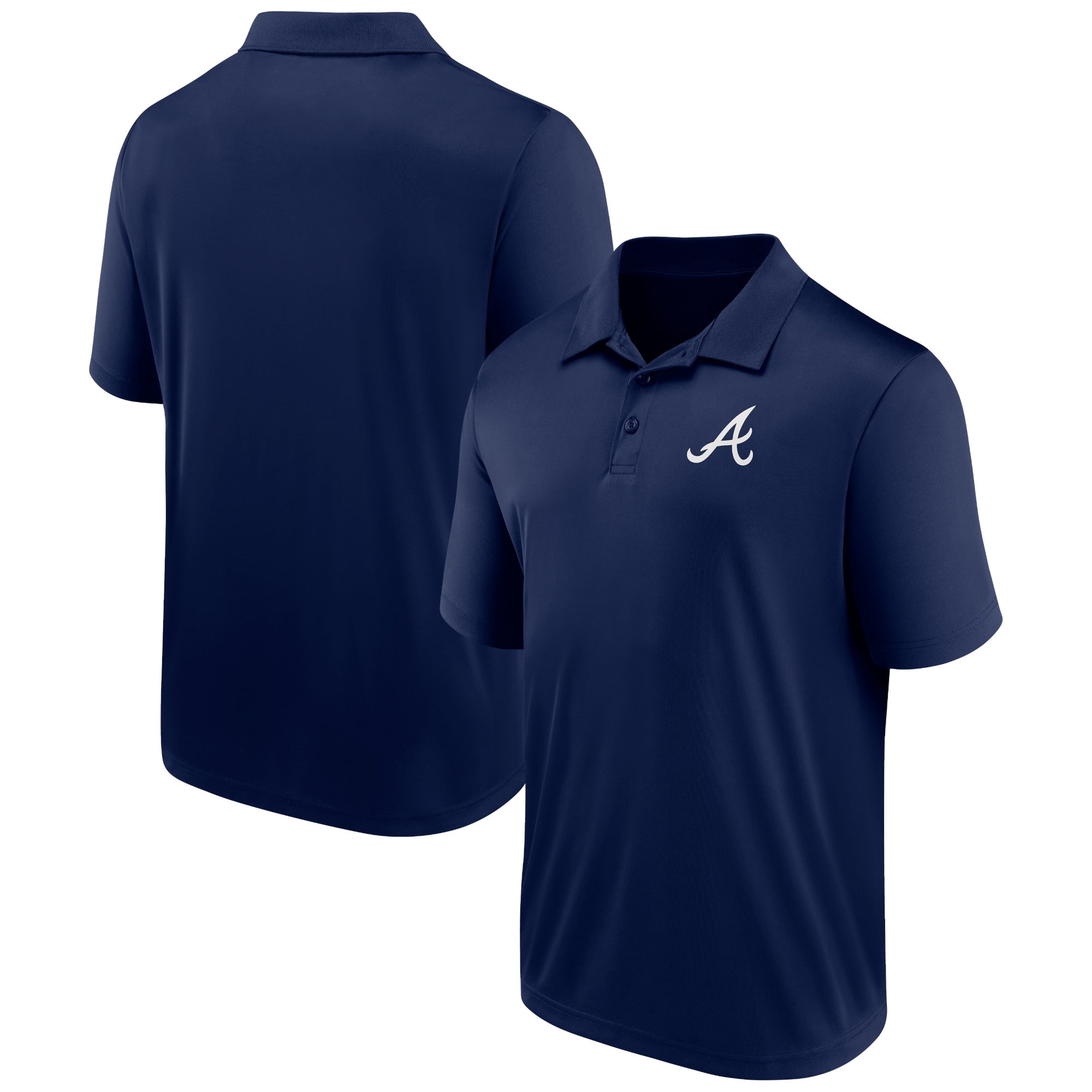 Atlanta Braves Fanatics Branded Primary Logo Polo Shirt Navy