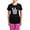 With Pink Pant, variant on CafePress - Vintage Peace Sign Women's Dark Pajamas - Women's Short Sleeve Print T-Shirt and Pants Dark Cotton Pajama Set