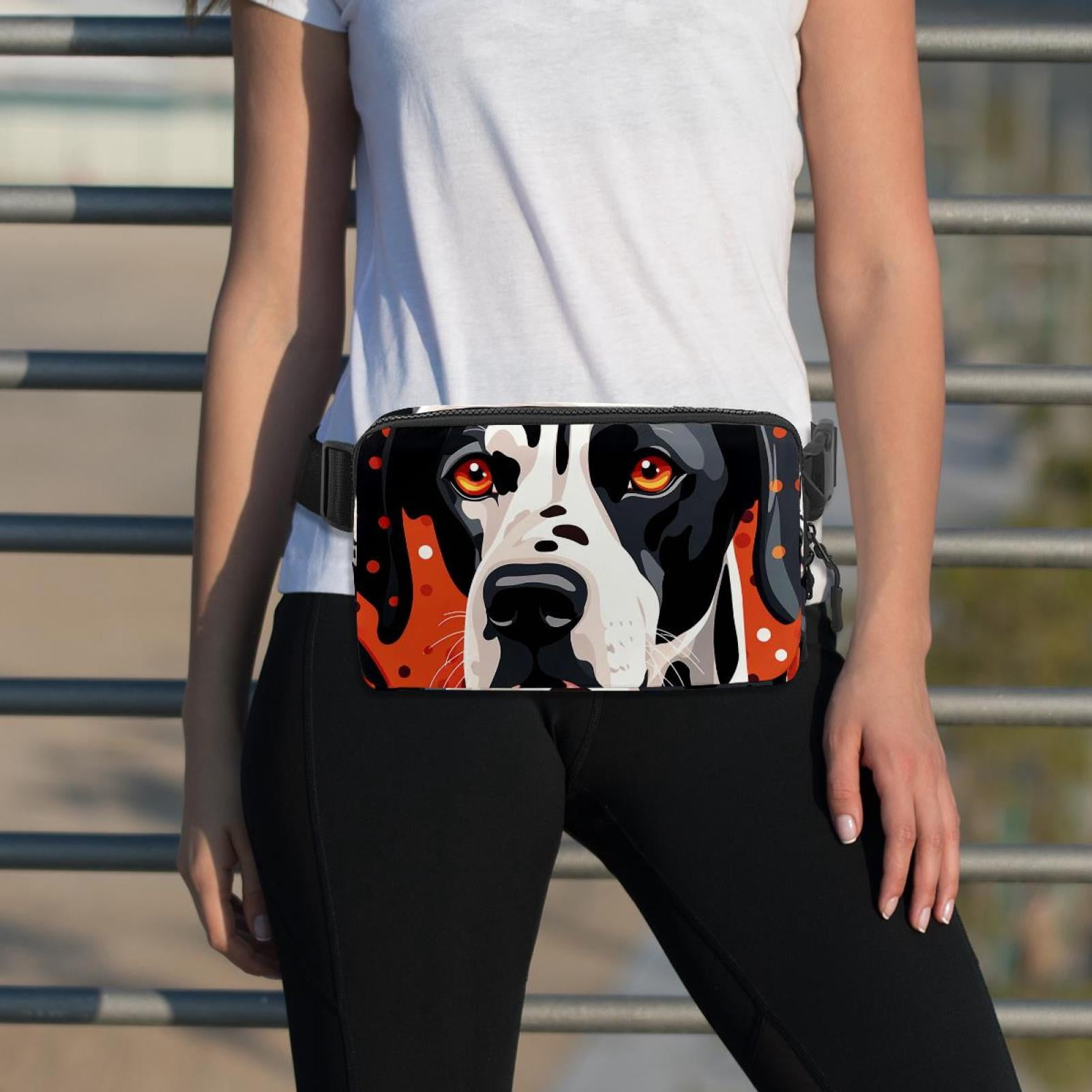 Dalmatians Crossbody Bag Waist Pack Waist Bag Lightweight Adjustable with Extension Strap Unisex Fanny Pack
