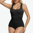 thumbnail image 6 of BYHONG Tank Tops For Women Shapewear Square Neck Camisole Tops Black_001 S, 6 of 7