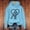 Sky Blue, variant on NMMUED Fall Clothes for Women, Graphic Sweatshirts for Women, Oversized Hoodies for Women, Plain Hoodies, Travel Hoodie, Beige L
