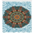 thumbnail image 3 of Ambesonne Mandala Shower Curtain, Oriental Ornament, 69"Wx70"L, Multicolor, 3 of 3
