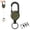 dark green, variant on 3-in-1 Multifunctional Retractable Pull Reel Carabiner Keychain – Mini Stainless Steel Key Clip for Backpacks & Belt Loops, Anti‑Lost Key Ring for Hiking, Everyday