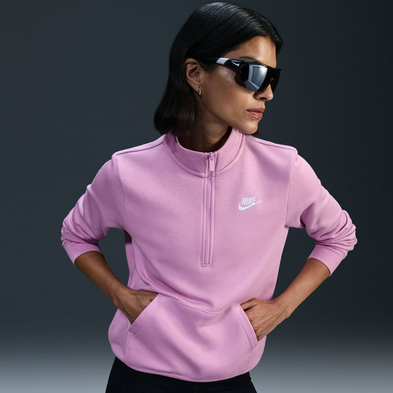 Women's Nike Sportswear Club Fleece Quarter-Zip Sweatshirt Color
