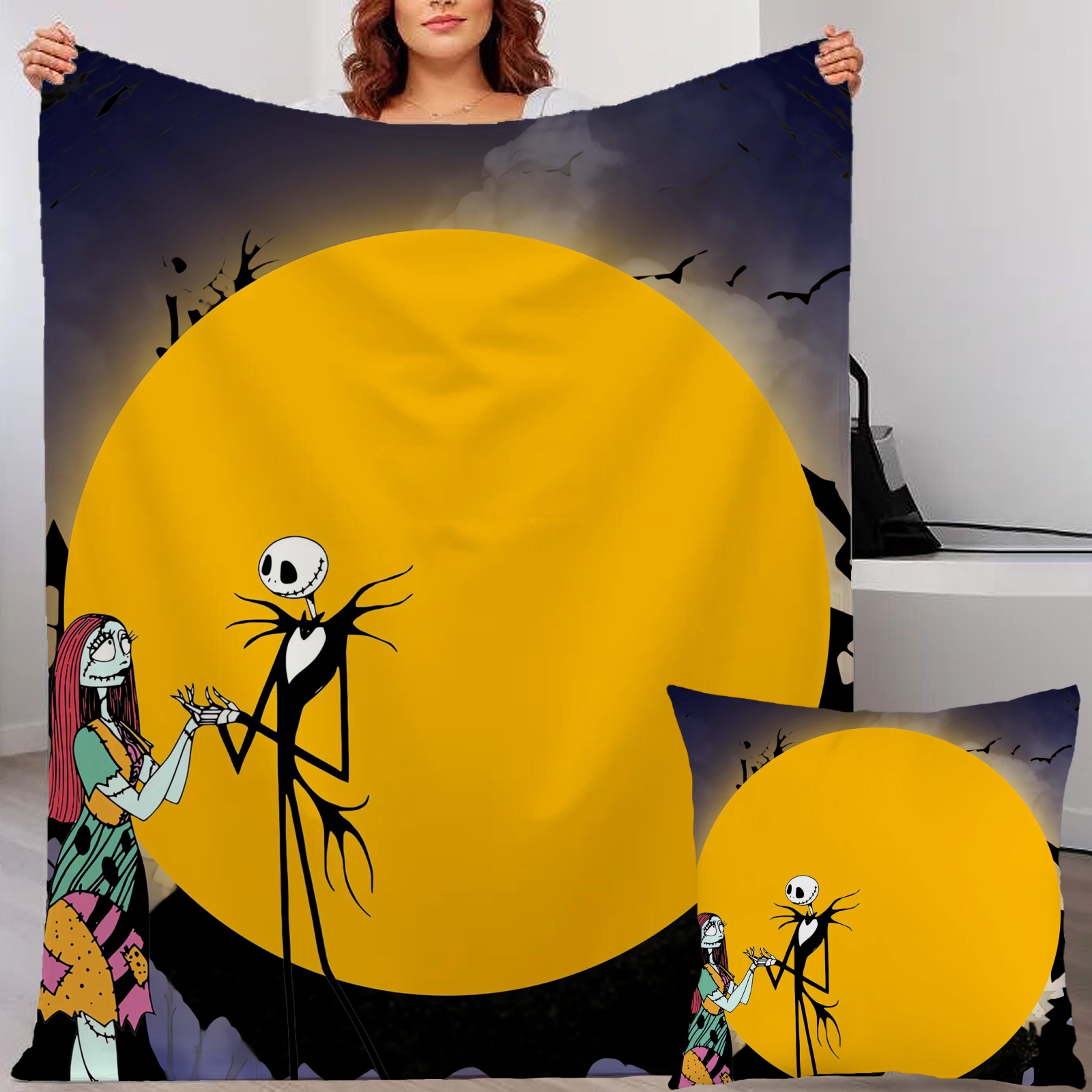 Sally Nightmare Before Christmas Pillow cover 16 x 16” – Highway