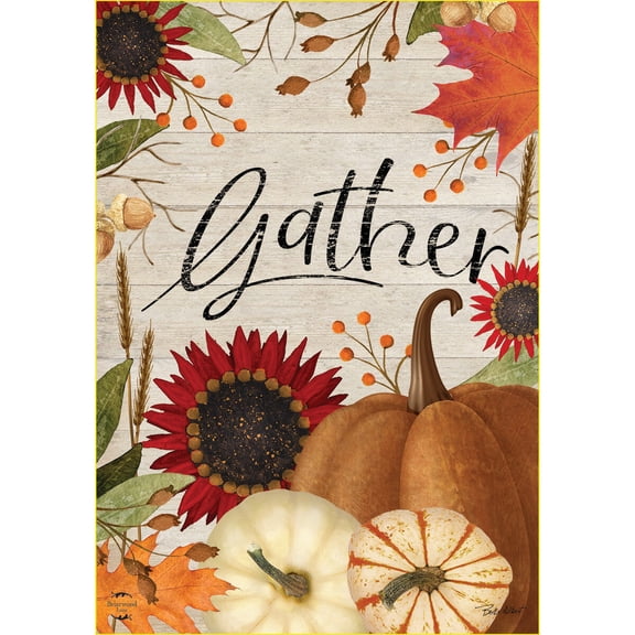 Briarwood Lane Fall Thanksgiving Garden Flag 12x18 For Outdoor Gather For Thanksgiving Garden Flag Flags For Outside