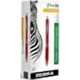 thumbnail image 3 of Zebra Z-Grip Gel Retractable Ballpoint Rollerball Pen, Medium Point, 0.7mm, Red, 12-Count, 3 of 4
