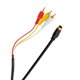 thumbnail image 1 of CABLE RCA A CONECTOR MINIDIN PARA DVD ROMMS CHCA-180DVD, 1 of 2
