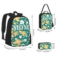 thumbnail image 4 of Naloa Happy Mother's Day1 Print Large Capacity Backpack Lunch Bag Pencil Case Combination 3 Piece Set for Student, 4 of 8