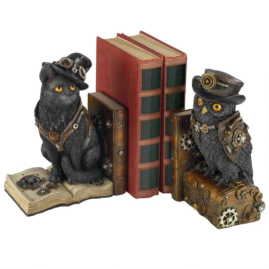 steampunk bookends steampunk bookends