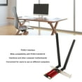 thumbnail image 4 of PCIE Carte WiFi, PCIE Carte WiFi PCIEx1 Interface 1200Mbps pour Win 7 8 10 11 pour PC de Bureau, 4 of 8