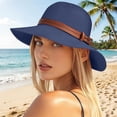 thumbnail image 7 of UPF 50 Sun Hat Ndbuld Sun Beach Hats for Women Summer Floppy Wide Brim Sunhat Packable Foldable Lace Travel Vacation, 7 of 7