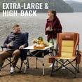 thumbnail image 6 of OuterSpa Oversized Camping Chair Big and Tall Camping Chair Compact Portable Camping Chair with Carry Bag High Back Padded Camping Chair Comfortable Heavy Duty Camping Chair, Support 500 lbs, 6 of 10