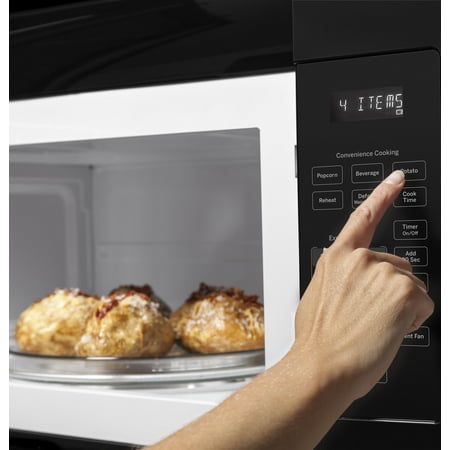 GE - 1.6 Cu. Ft. Over-the-Range Microwave - Black
