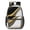 Black and Gold, variant on Black and Gold Marble Pattern 17" School Backpacks for Teens,Waterproof Oxford Fabric,S-Shape Padded Straps for School,Travel,Hiking,Camping