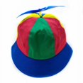 thumbnail image 5 of Adulto niños verano helicóptero hélice cubo sombrero gorra colorido Patchwork libélula con cuentas Cosplay fiesta ajustable SnapbackHat, 5 of 5