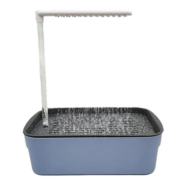Binwennn Pet Circulating Water Bath Parrot Bathtub Bird Bath Accessories Automatic Bird Cage Shower Easy Clean Parrot Water Circulation Bath For And African Grey Birds Big Budgie Cage Feeders