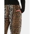 thumbnail image 4 of No Boundaries Plush Jogger Pants, Women's and Women's Plus, 4 of 5