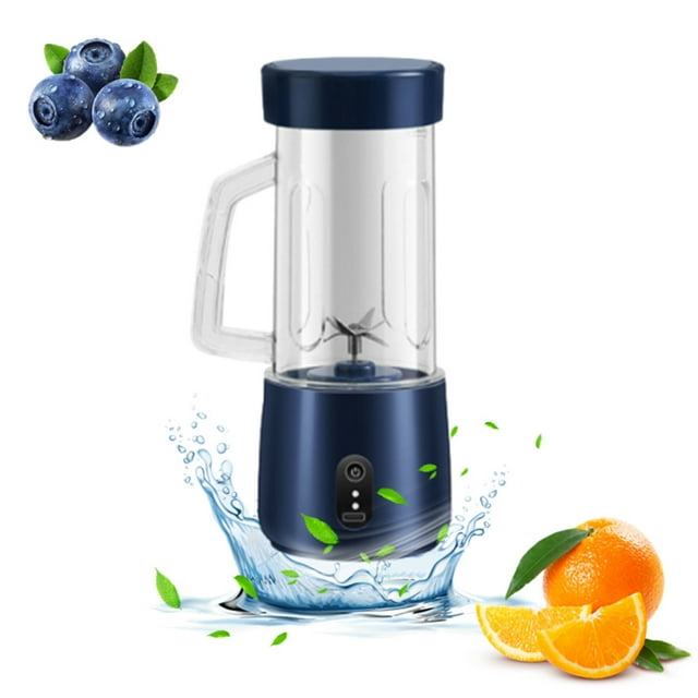 DPTALR Fruit And Vegetable Juicer, Portable Blender, Household Small Rechargeable Juicer Cup, Electric Mini Juicer, 6 Blades, Kitchen Gadgets