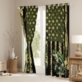 thumbnail image 3 of Homewish Teens Boys Girls Big Bass Fish Black Out Curtains,Abstract Vintage USA Flag Curtains Pack of 2 (42x63 Each),Fishing And Hunting Bedroom Curtains,Lightweight Room Decor, 3 of 6
