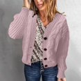 thumbnail image 2 of Vedolay Womens Cardigans Lightweight Winter Knitted Sweaters Shawl Cardigan Coats 2023 Pink,S, 2 of 5