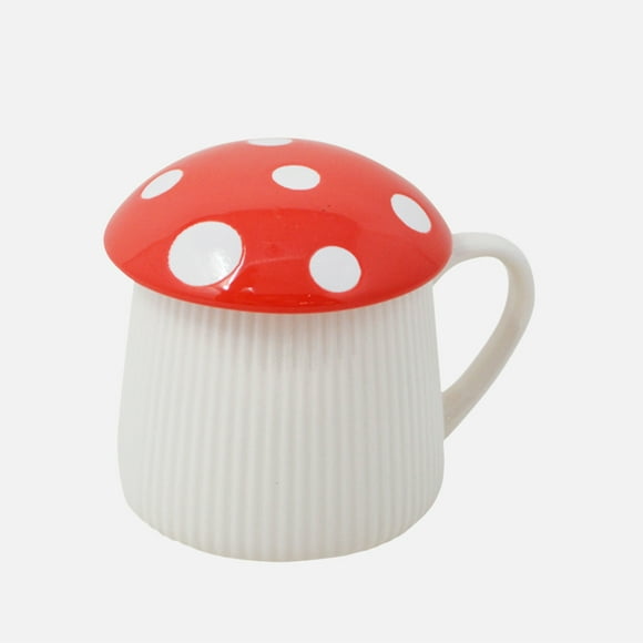 Linen Chest Nostalgia Mushroom Mug - Red