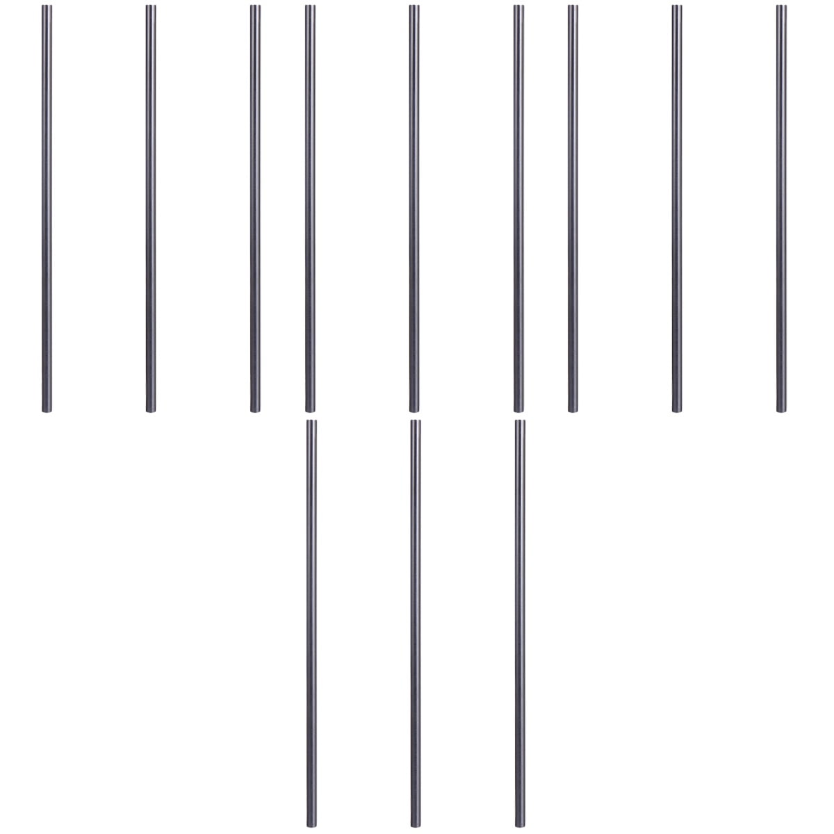 12 Pcs  Graphite Stir Sticks Graphite Stir Rod Mixing Stirring Rod for Melting Metals