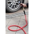 thumbnail image 6 of 2-Pack Hybrid Air Hose 3/8-Inch by 50-Feet 300 PSI Heavy Duty, Lightweight, Kink Resistant, All-Weather Flexibility with 1/4-Inch Brass Male Fittings, Bend Restrictors, Red, 6 of 6