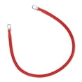 thumbnail image 1 of 1 Pc Cable de inversor de batería 6 AWG Gauge 1.5FT 5/16" Terminal Cable de batería Universal para automóvil, vehículo, barco, RV, solar, cobre estañado rojo, 1 of 7