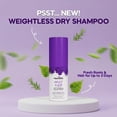 thumbnail image 4 of Herbishh Non-Aerosol Mist & Go Waterless Dry Shampoo (1.69 fl oz) Pump Spray Hair Refresher for Oily Greasy Roots, Volumizing Dry Shampoo for Men & Women, No White Residue, Travel Friendly Mist, 4 of 7