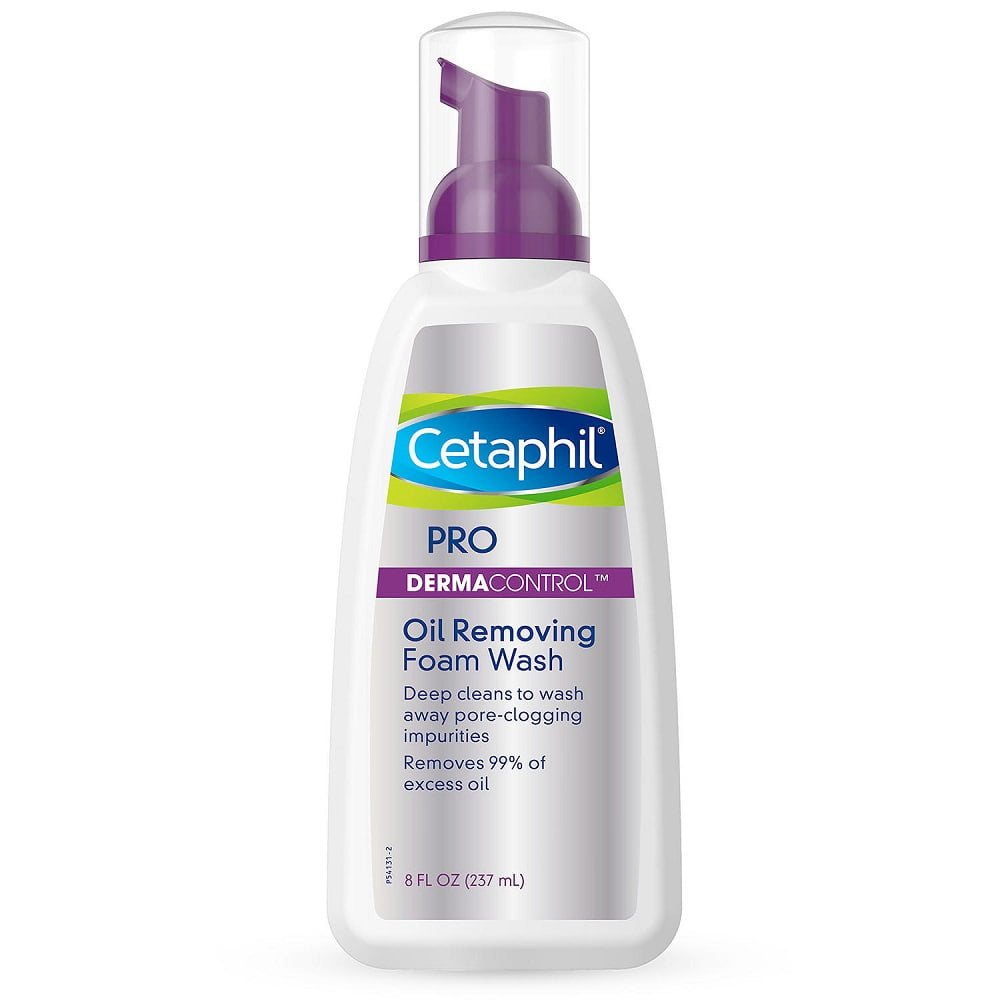 pack of 3 Cetaphil Pro Dermacontrol Oil Removing Foam Wash 8 oz.