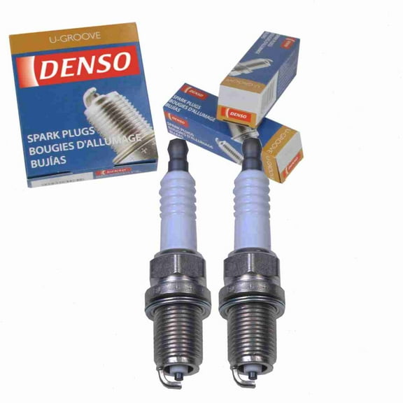 2 pc DENSO 3191 Standard U-Groove Spark Plugs for 003 159 31 03 0K23A-18-110 19302726 19307140 22401-20J05 5600 6240 5614286 5962H8 5962J1 88901014 K16PR-U MS851571 Ignition Wire Secondary