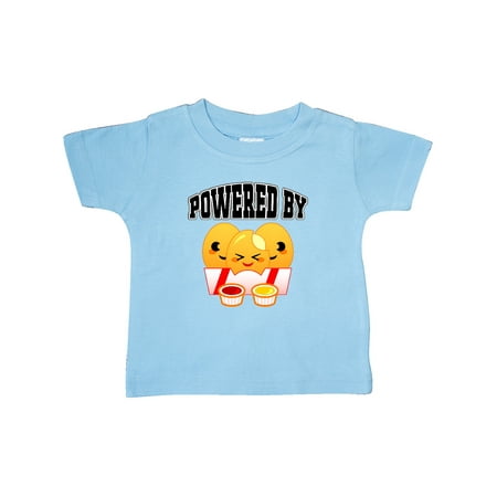 

Inktastic Powered by Chicken Nuggets Gift Baby Boy or Baby Girl T-Shirt