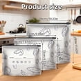 thumbnail image 5 of 10/30 Pcs Reusable Aluminum Foil Sealable Storage Bags, 3 Sizes Leak Proof Zipper Freezer Bags With Zip Lock & Label Food Preservation For Veggies, 5 of 10