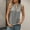 Grey, variant on Women's Summer Fashion And Comfort Elegant Pleated V Neck Vest Top Athletic Top for Women Shirts Woman Active Top Set Women Graphic Top Women 2xl Tops Sheer Top Women Athletic Undershirt Women Muscle