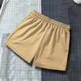 thumbnail image 3 of PMUYBHF Mens Stretch Pants Men's Letter Graphic Track Shorts Drawstring Waist Summer Workout Shorts Brunt Work Pants Rave Pants, 3 of 6
