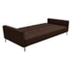 thumbnail image 5 of Sofa Cama Reclinable Paris EL BAZAR STORE Moderno Abotonado Chocolate 75 cm 190 cm 80 cm, 5 of 7