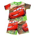 thumbnail image 1 of Disney 2023, nuevos conjuntos para niños, ropa de verano de manga corta con dibujos animados, ropa para niños, pantalones cortos para niños, pijamas, trajes, coche McQueen Suit7T Gao Jinjia LED, 1 of 2