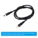 thumbnail image 4 of Cable de alimentación DC Uxcell de 3 pies, con conector macho de 5.5 x 2.5mm a macho de 5.5 x 2.1mm, adaptador de cable de 18AWG, color negro, 4 of 4