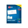 thumbnail image 1 of Avery Printable Address Labels for Copiers, 1-3/8" x 2-13/16", White, 2,400 Blank Mailing Labels (05363), 1 of 2